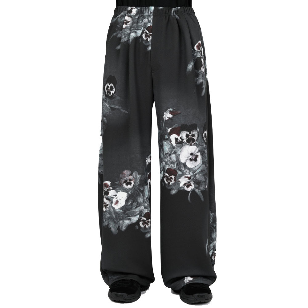 LAD MUSICIAN / 2TUCK TRACK PANTS ESTER JERSEY INKJET (PANSY)