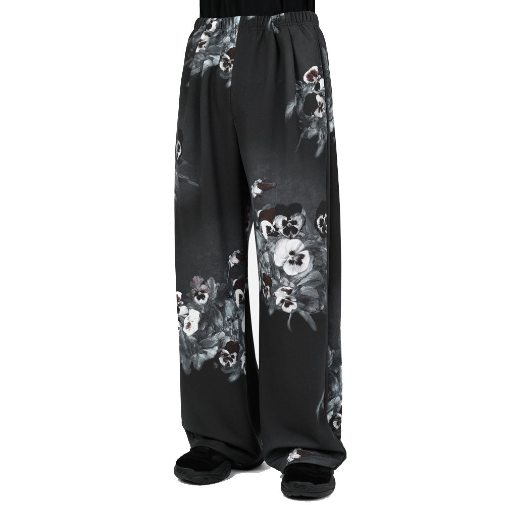LAD MUSICIAN / 2TUCK TRACK PANTS ESTER JERSEY INKJET (PANSY)