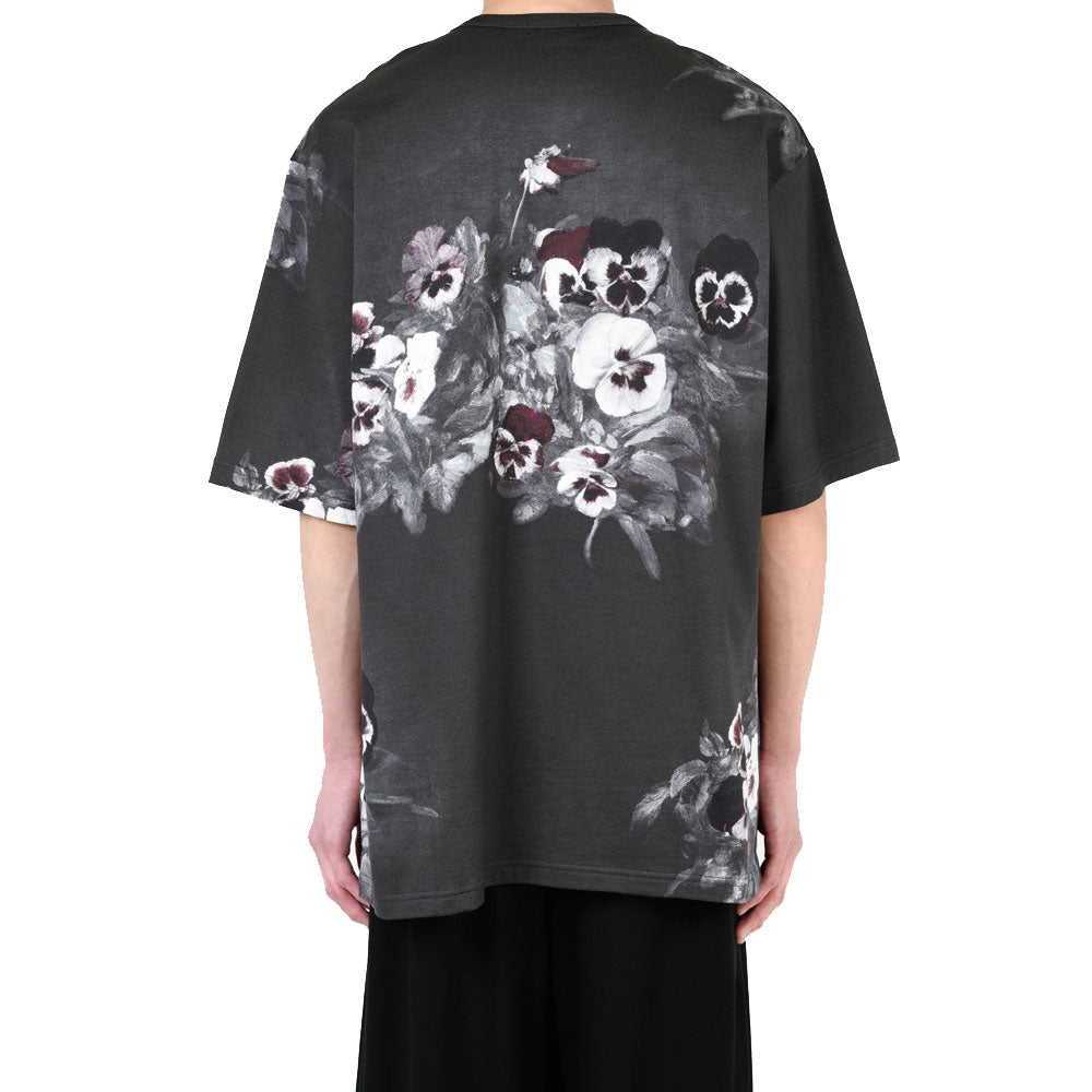 LAD MUSICIAN / SUPER BIG T-SHIRT 50/2 T-CLOTH INKJET (PANSY)