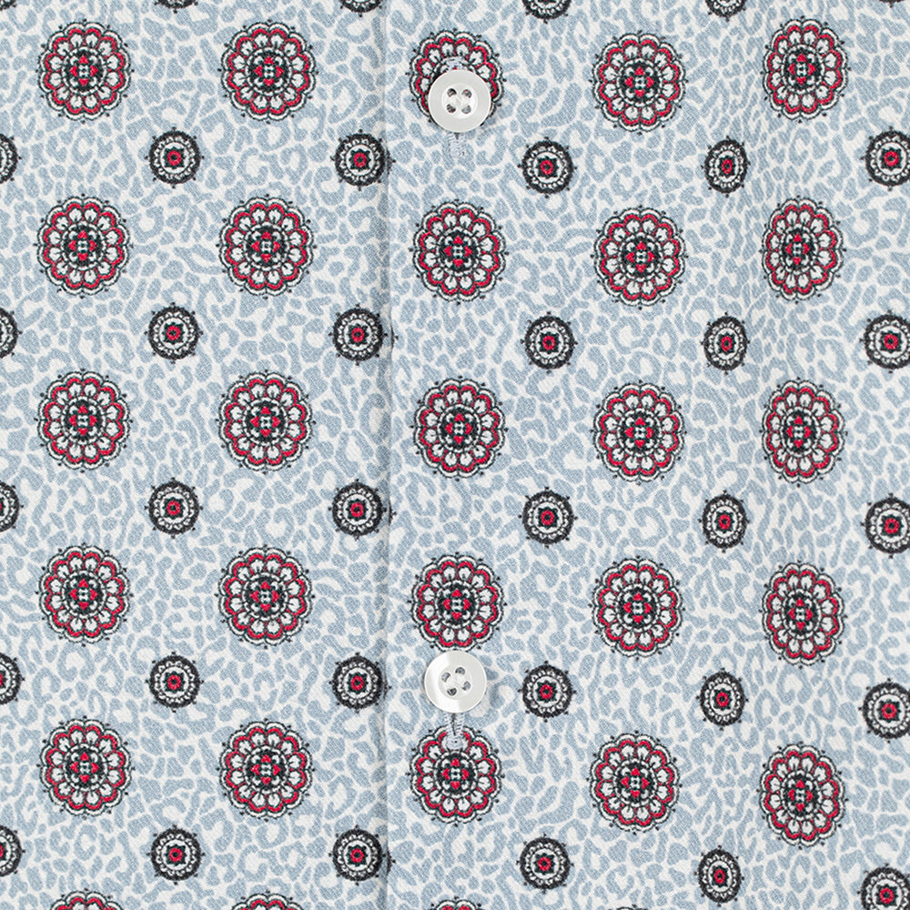 COTTON VIYELLA INKJET BIG SHIRT (LEOPARD柄)