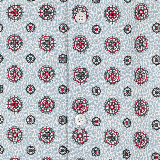  COTTON VIYELLA INKJET BIG SHIRT (LEOPARD柄)  