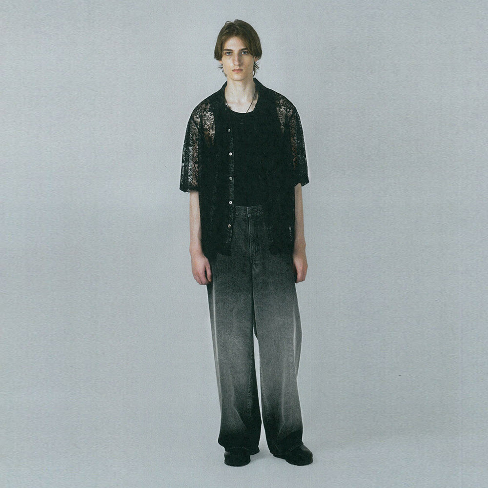 12oz GRADATION DENIM STRAIGHT PANTS