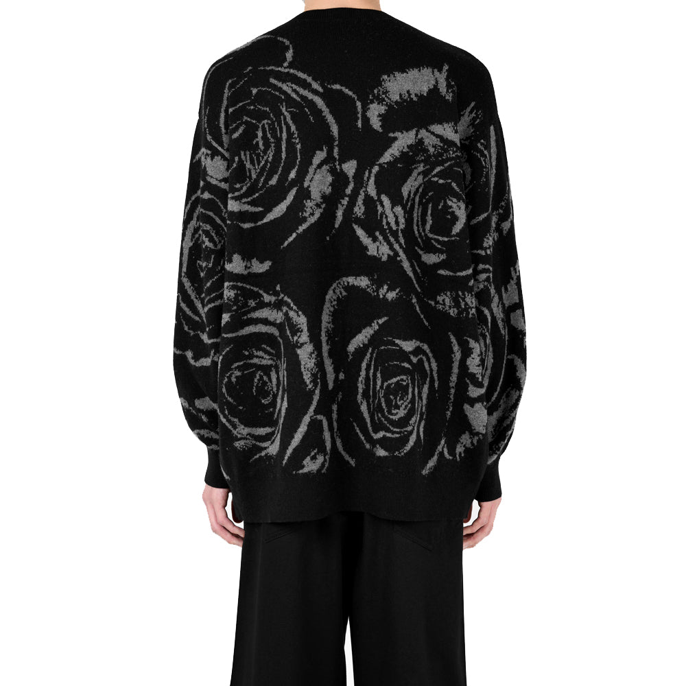 CREW NECK PULLOVER WJQ KNIT (BIG ROSE)