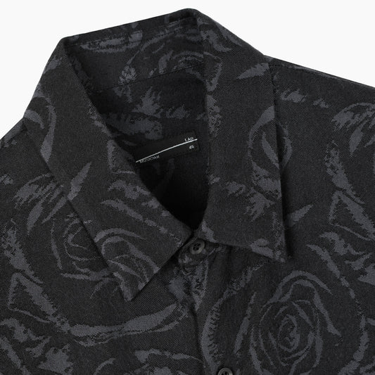  RAYON JACQUARD BIG SHIRT (ROSE)  