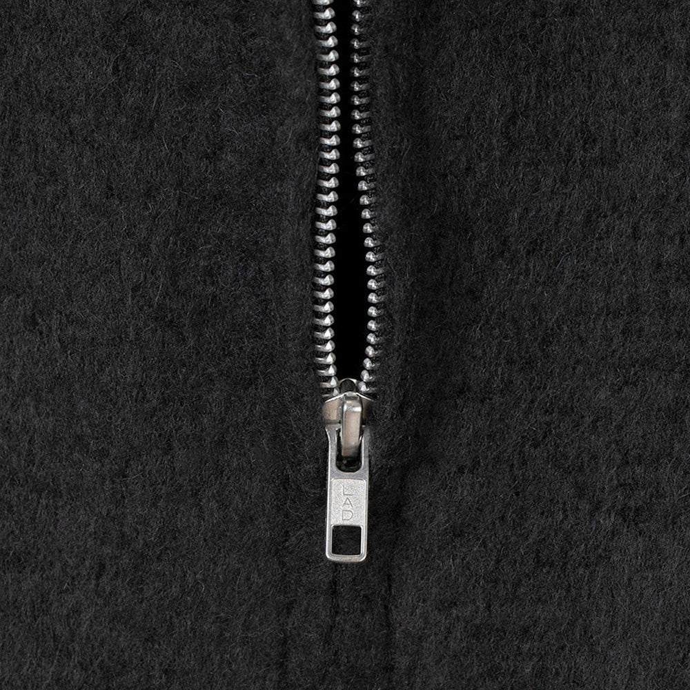 ALPACA SHAGGY ZIP SHIRT JACKET