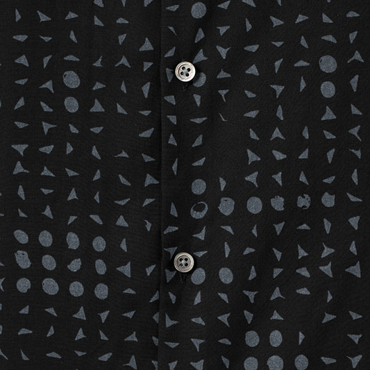  TENCEL BROAD BIG SHIRT INKJET (STUDS柄)  