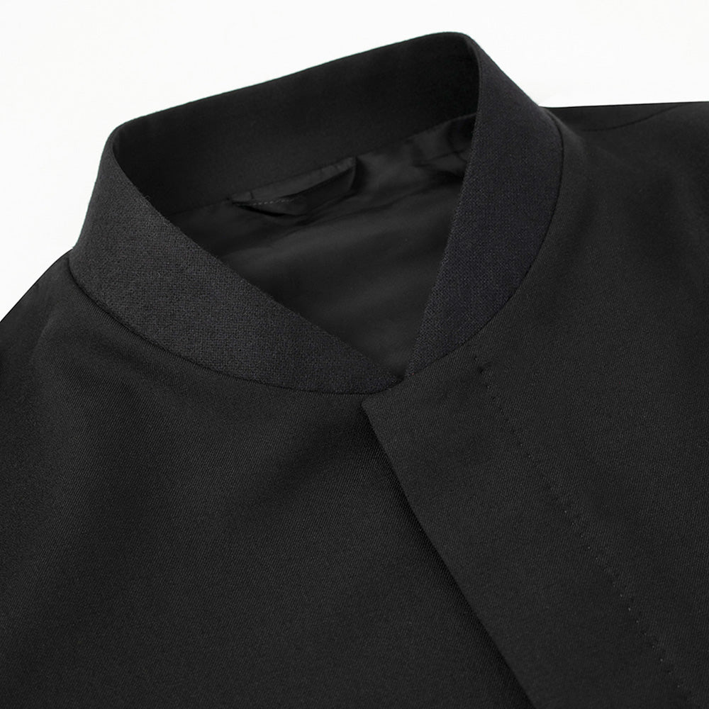 WOOL GABARDINE FLIGHT JACKET