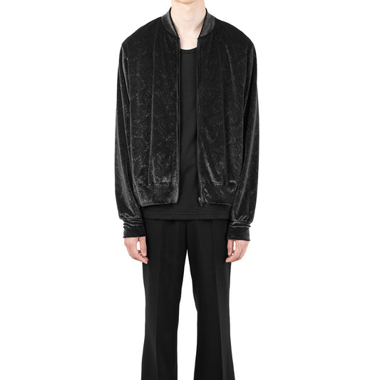  EMBOSSED VELOUR TRACK JACKET (SHELL柄)  