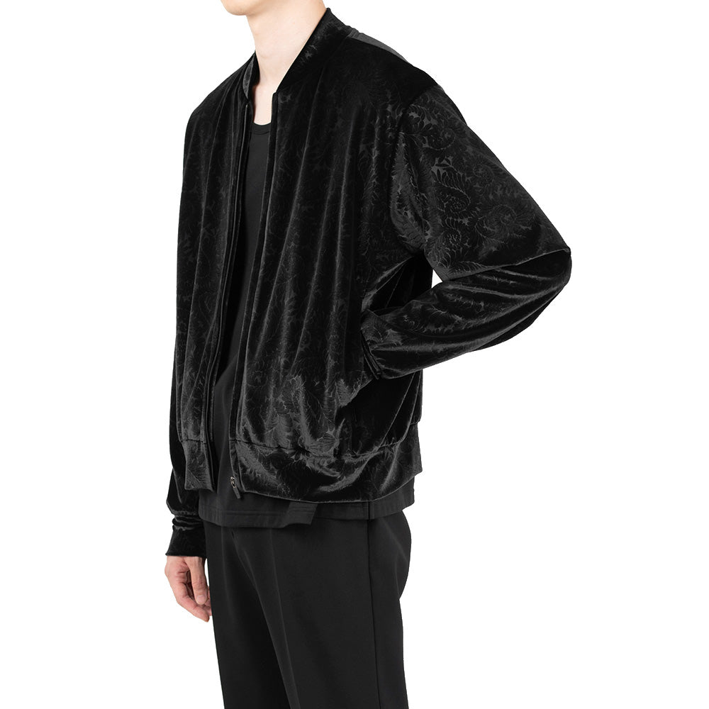 EMBOSSED VELOUR TRACK JACKET (SHELL柄)