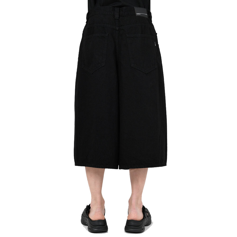 12oz FLAT DENIM 2TUCK SHORT PANT