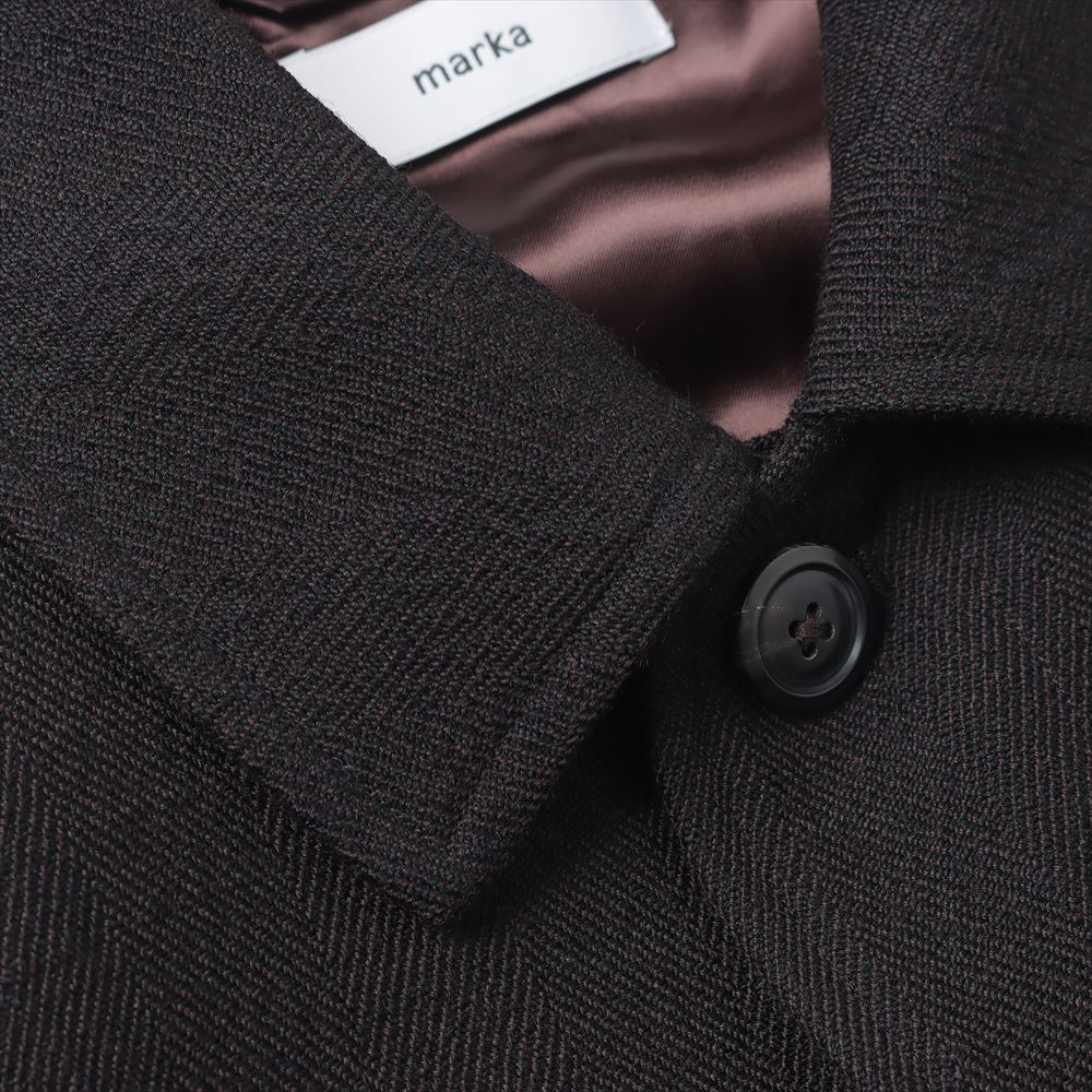 TWEED PUFFED CAR COAT