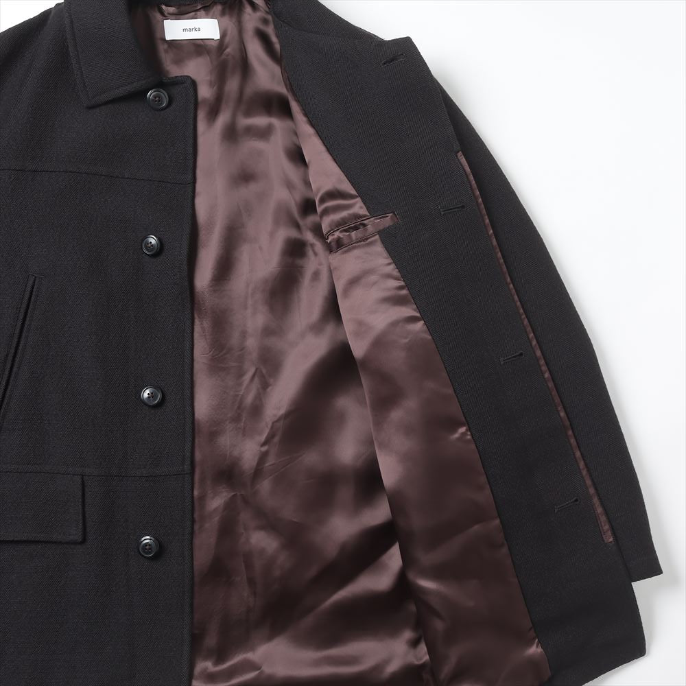 TWEED PUFFED CAR COAT