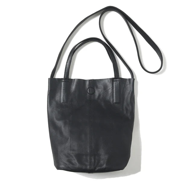 2WAY SMALL TOTE (L) (BLACK)