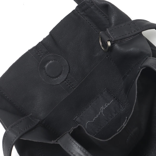 2WAY SMALL TOTE (L) (BLACK)