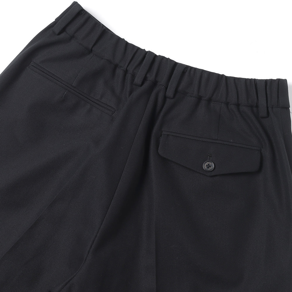 再入荷 FLAT FRONT FLARED TROUSERS ORGANIC COTTON SURVIVAL CLOTH