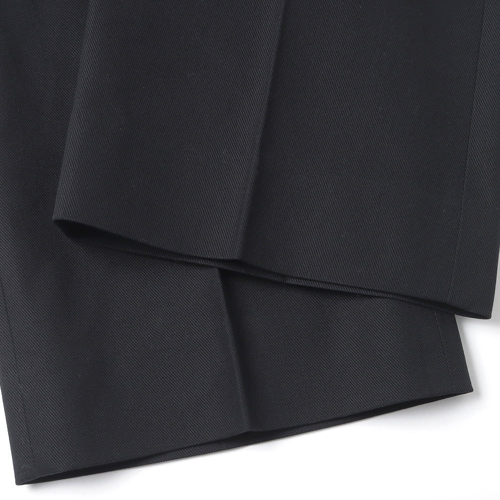 再入荷 FLAT FRONT FLARED TROUSERS ORGANIC COTTON SURVIVAL CLOTH