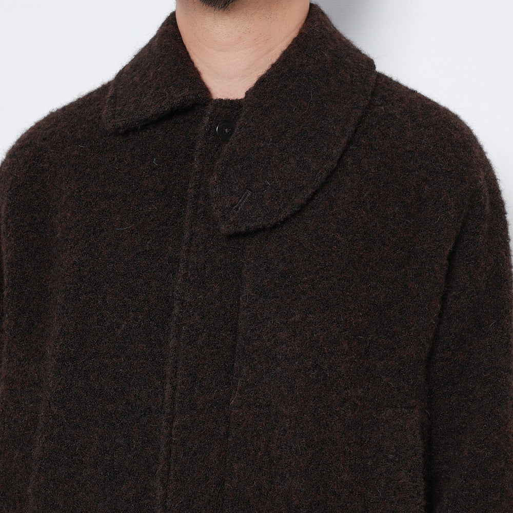 FLYING MAN JACKET ALPACA LOOP TWEED