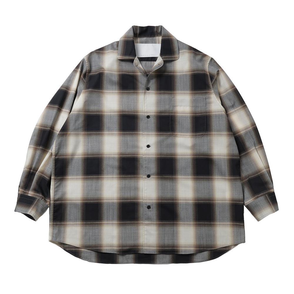 Dormeuse Shirt - Calm Oversized Open Collar Shirt