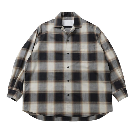  Dormeuse Shirt - Calm Oversized Open Collar Shirt  