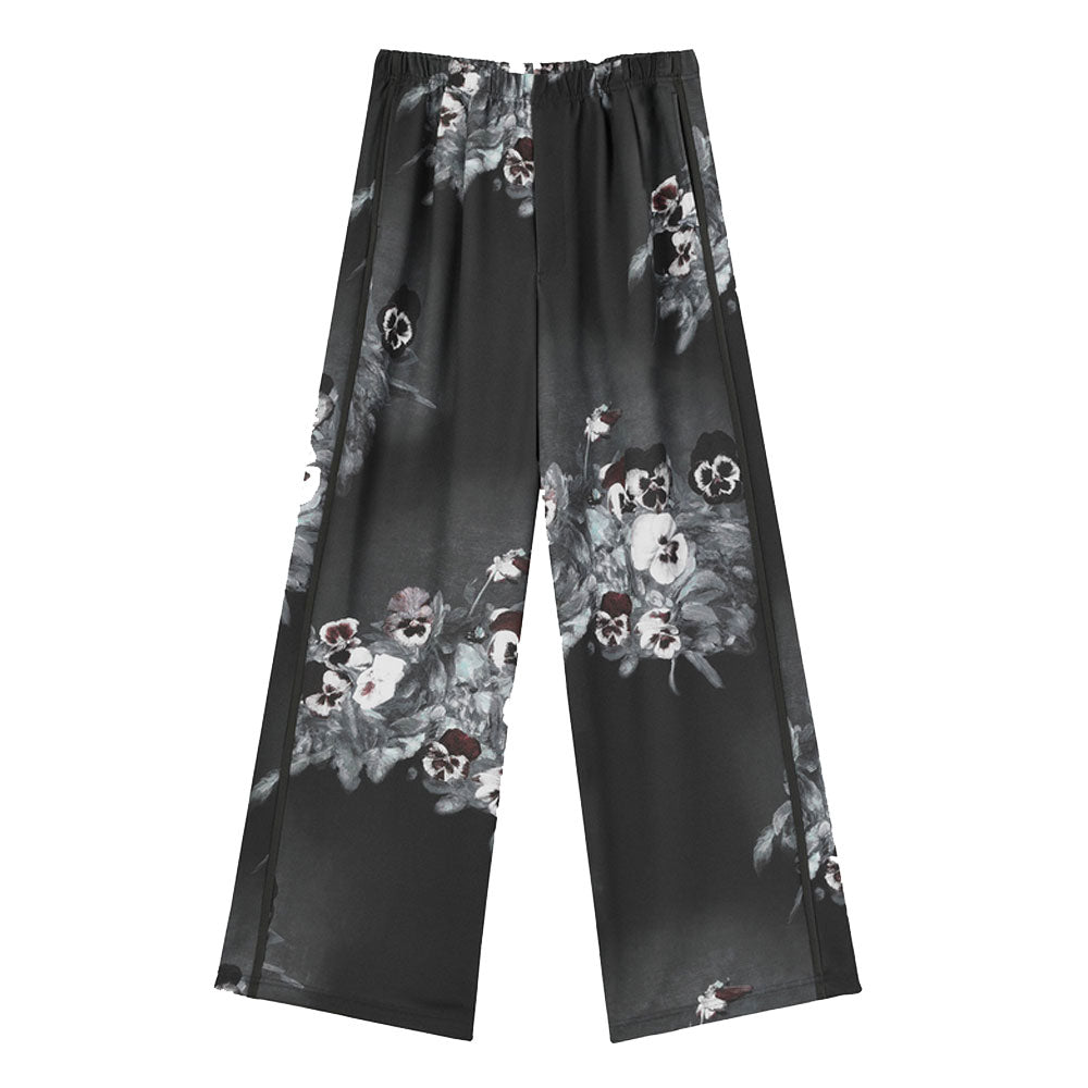 LAD MUSICIAN / 2TUCK TRACK PANTS ESTER JERSEY INKJET (PANSY)