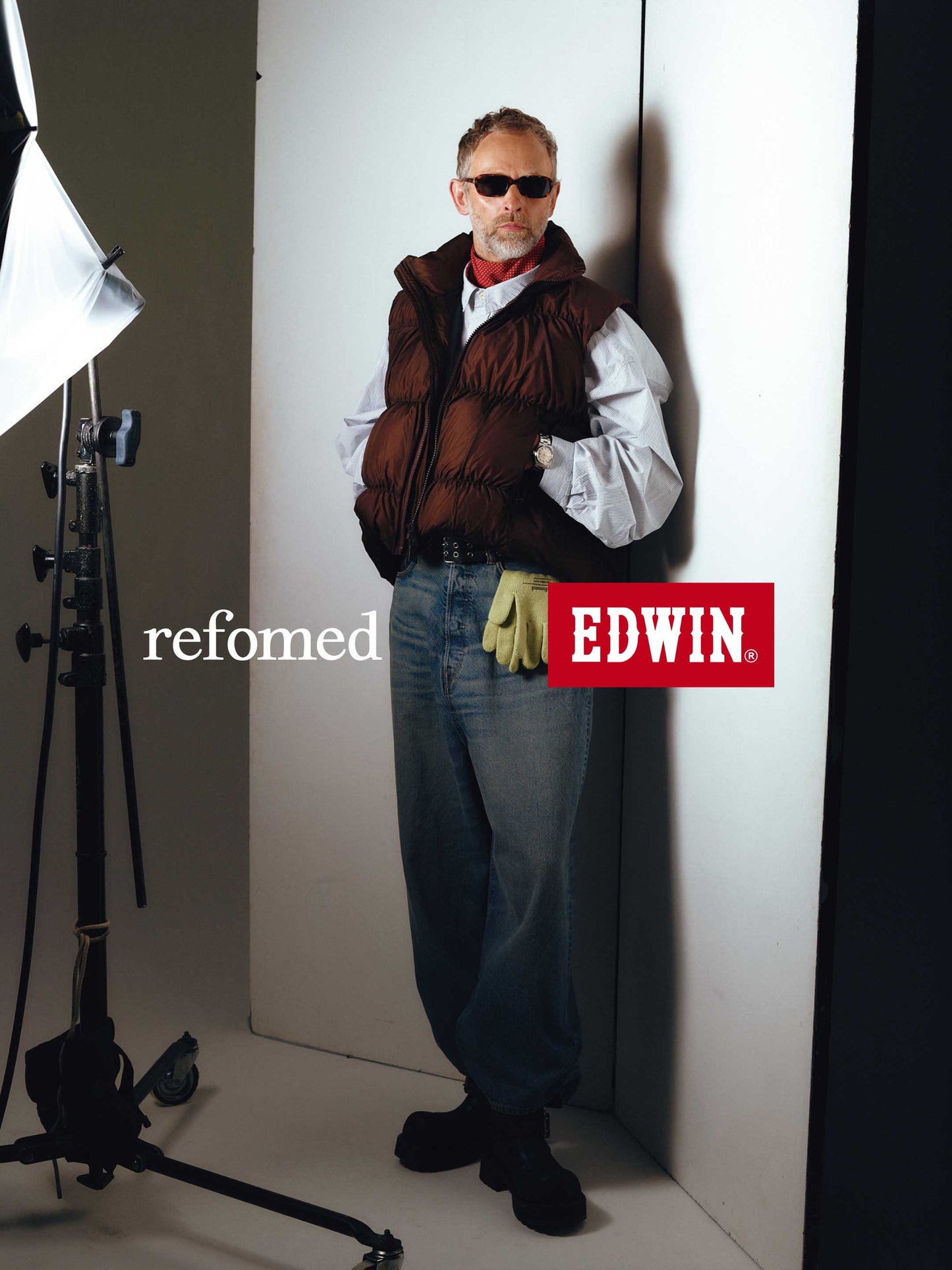 FRESH MAN DENIM WIDE PANTS by EDWIN USED