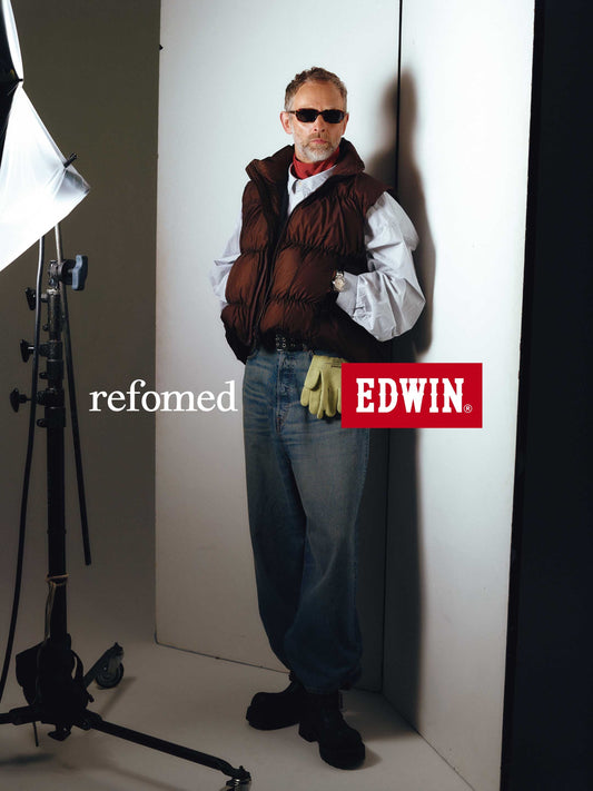  FRESH MAN DENIM WIDE PANTS by EDWIN USED  
