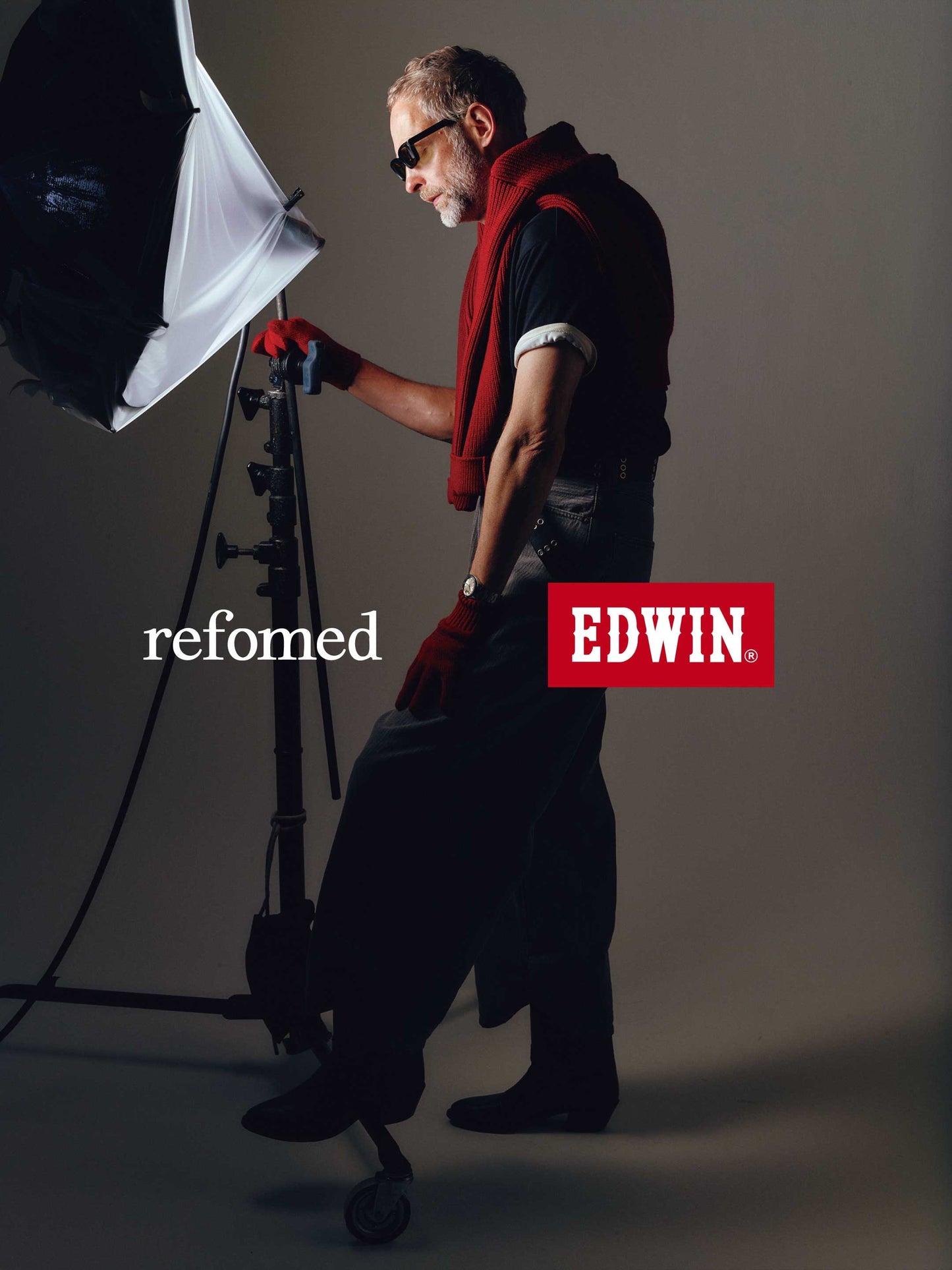 FRESH MAN DENIM WIDE PANTS by EDWIN STRIPE