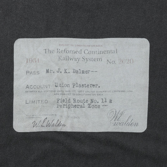  RAILWAY TICKET TEE  