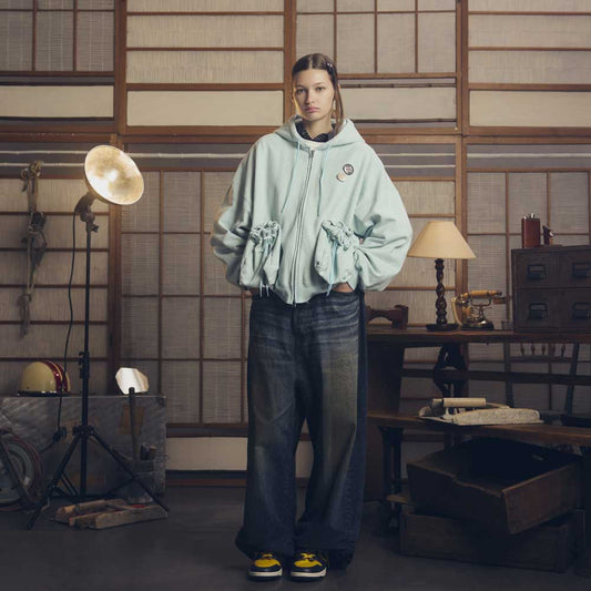  FRESH MAN DENIM WIDE PANTS USED  