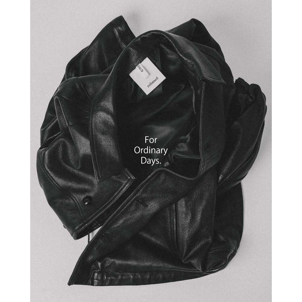 refomed×ccu refomed / CCU LEATHER FORMAN JACKET -BLACK-｜aIbn公式通販