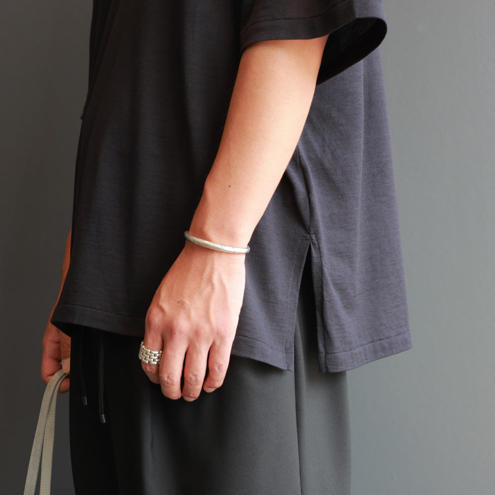 SILK COTTON JERSEY DEADSTOCK HYPER BIG SKIPPER SHIRT