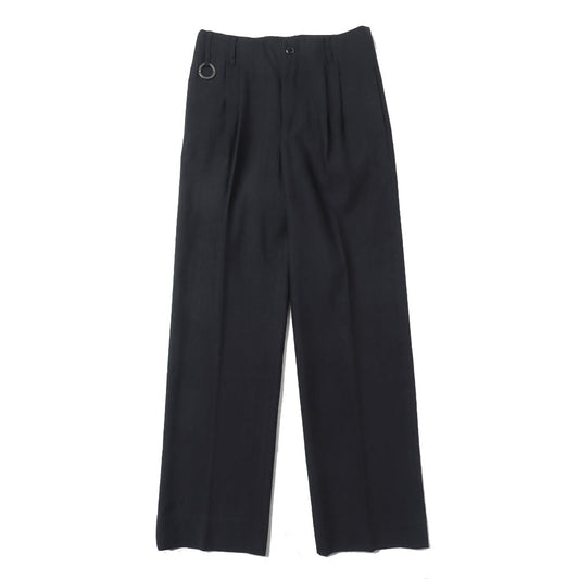  QUINN / Wide Tailored Pants (Linen Nylon High Density Taffeta)  
