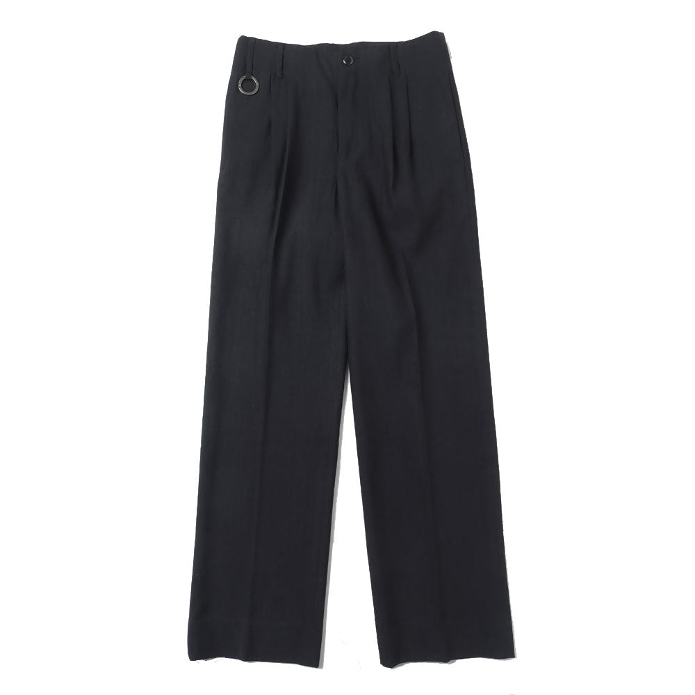 QUINN / Wide Tailored Pants (Linen Nylon High Density Taffeta)