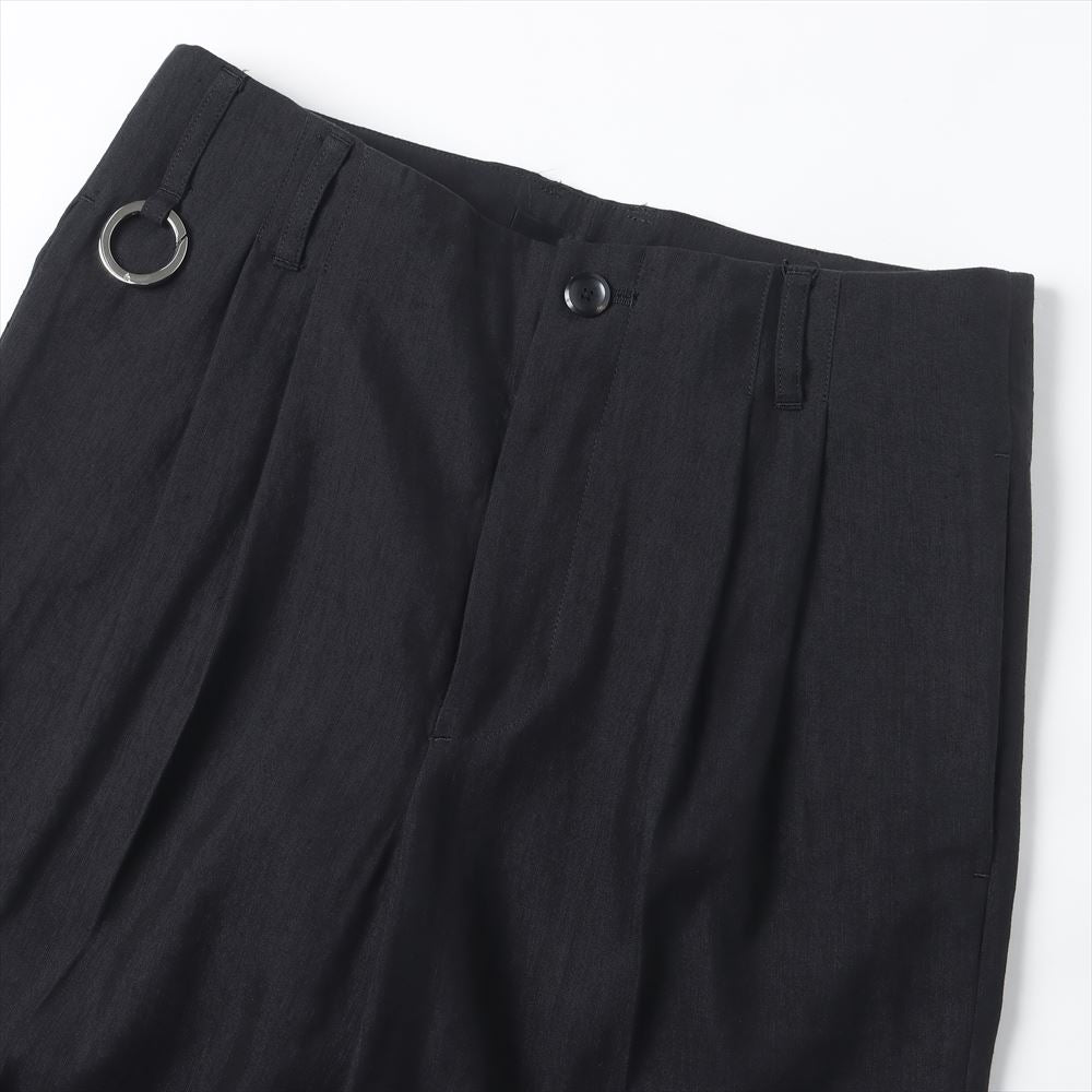 QUINN / Wide Tailored Pants (Linen Nylon High Density Taffeta)