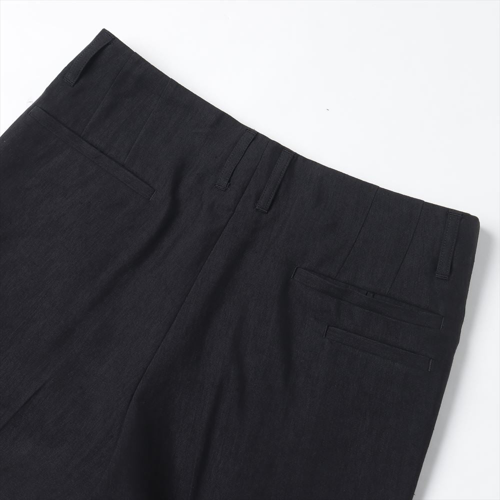 QUINN / Wide Tailored Pants (Linen Nylon High Density Taffeta)