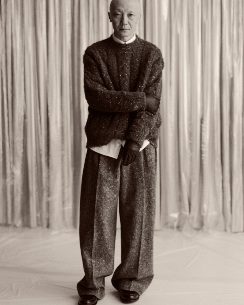 Color Nep Mole Knit Pullover