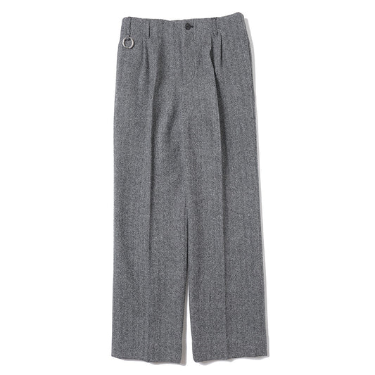  QUINN / Wide Tailored Pants (Herringbone Tweed)  