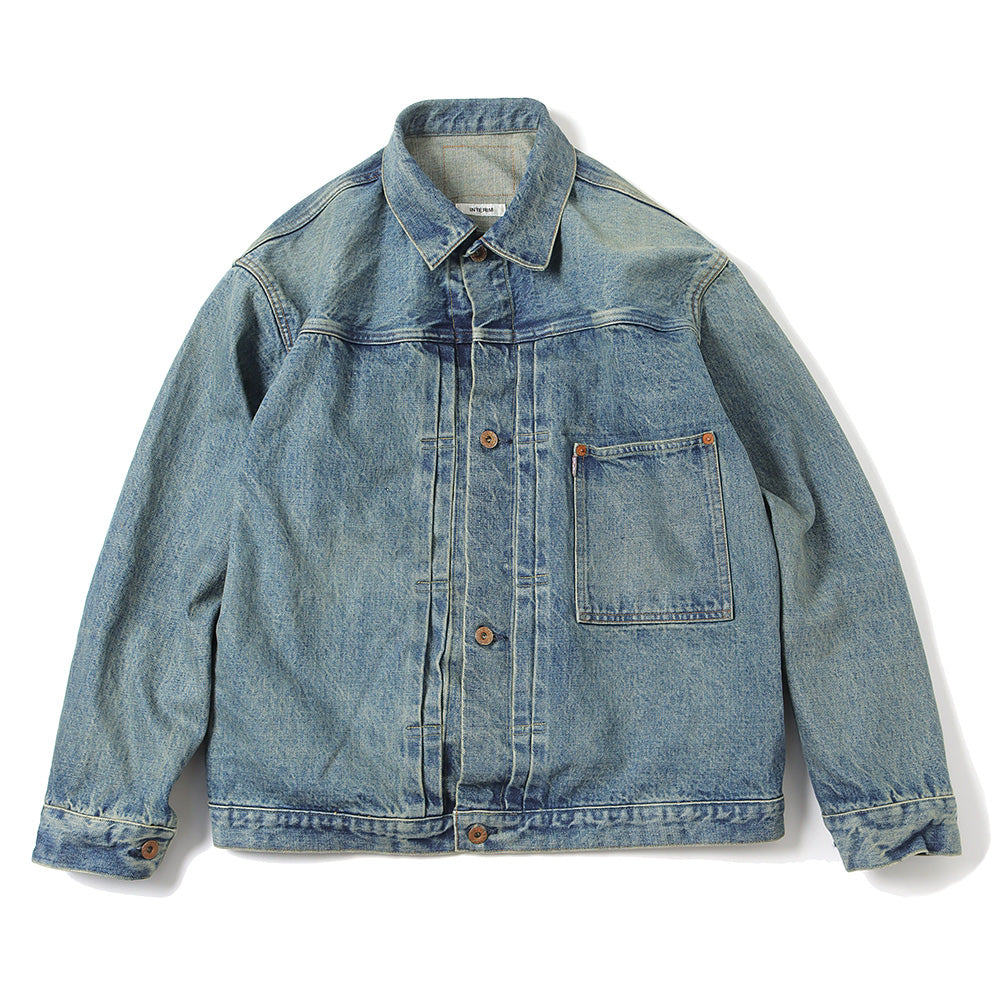 HYPER BIG WWII 1ST KIBATA VINTAGE WASH SHUTTLE DENIM JACKET