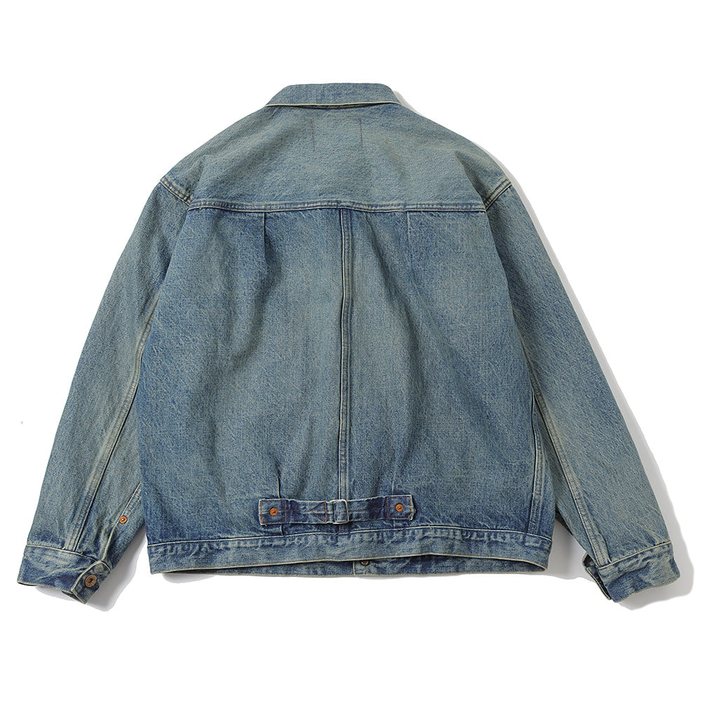 HYPER BIG WWII 1ST KIBATA VINTAGE WASH SHUTTLE DENIM JACKET