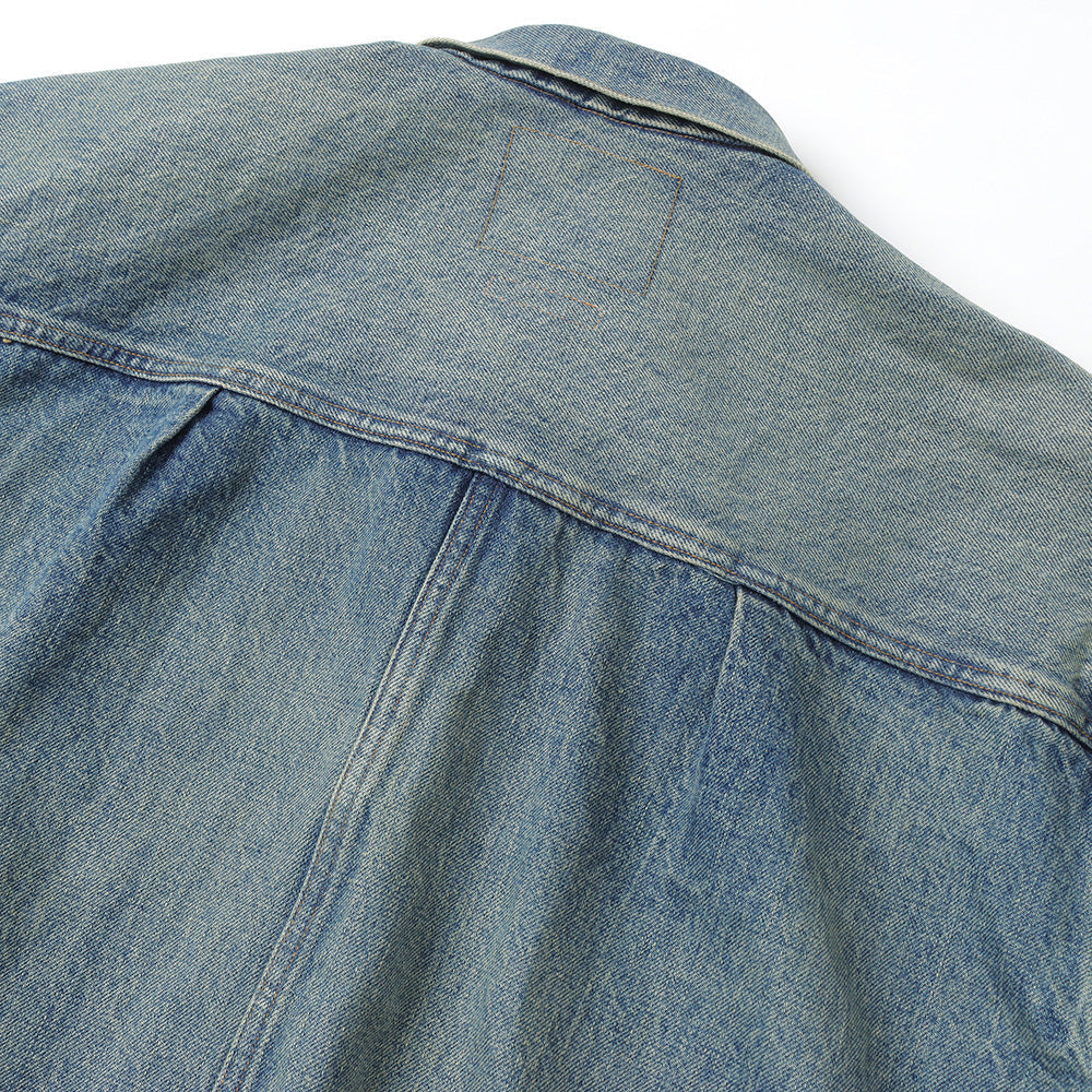 HYPER BIG WWII 1ST KIBATA VINTAGE WASH SHUTTLE DENIM JACKET