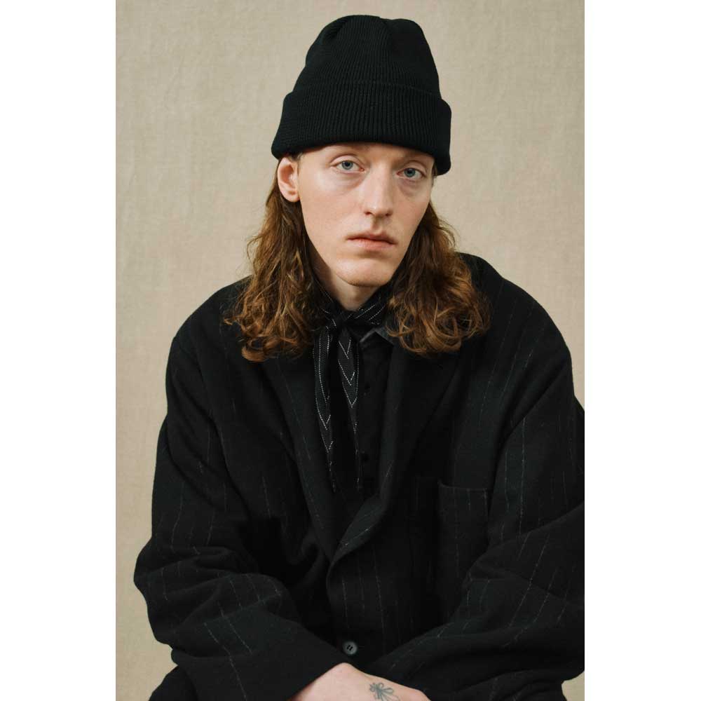 KNIT BIG WATCH CAP - HARD TWIST