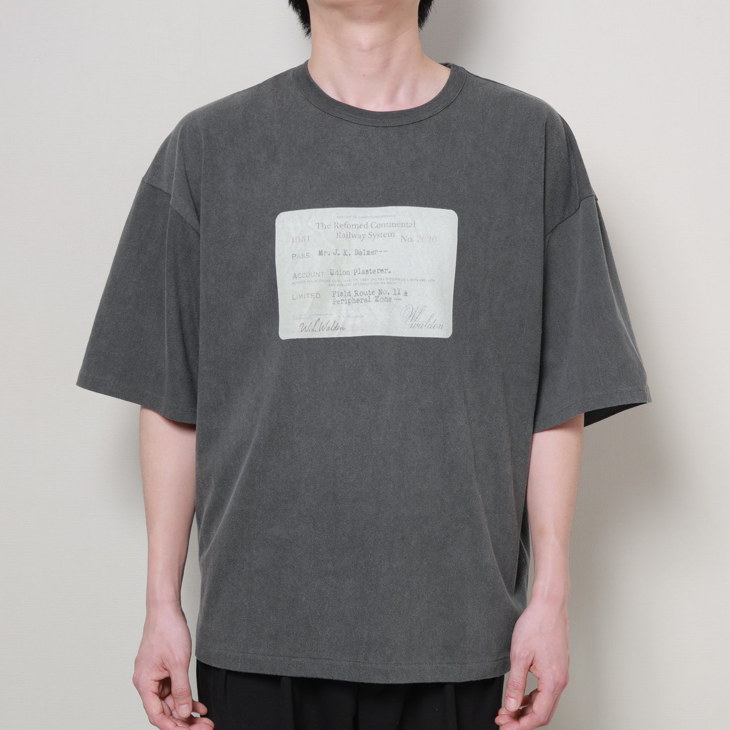 RAILWAY TICKET TEE