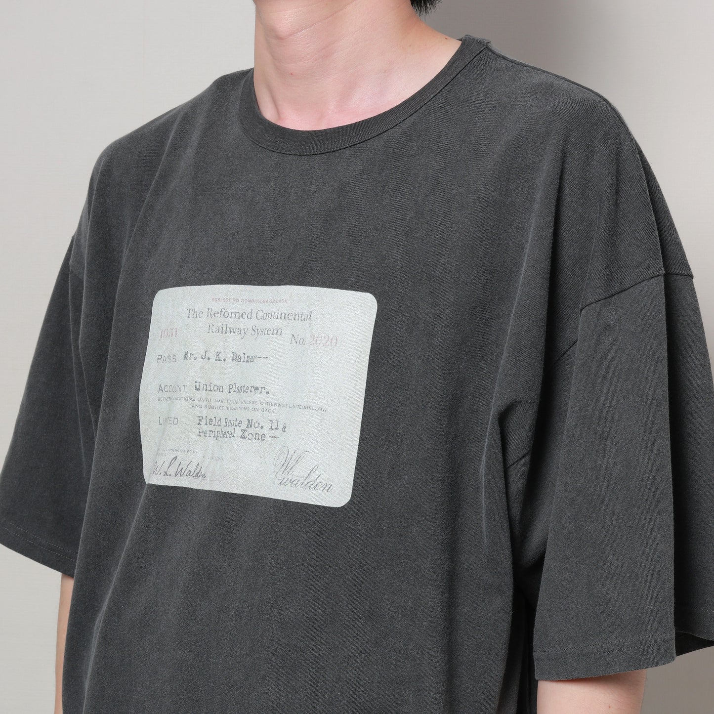 RAILWAY TICKET TEE