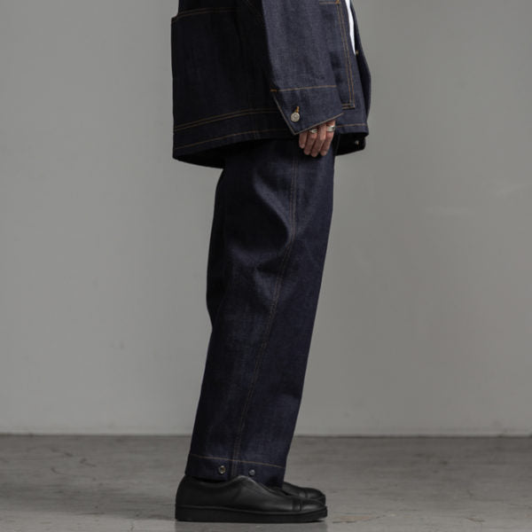 OVERLANDER PANTS 12oz ORGANIC SELVEDGE DENIM RAW - MARKAWARE 「Area」