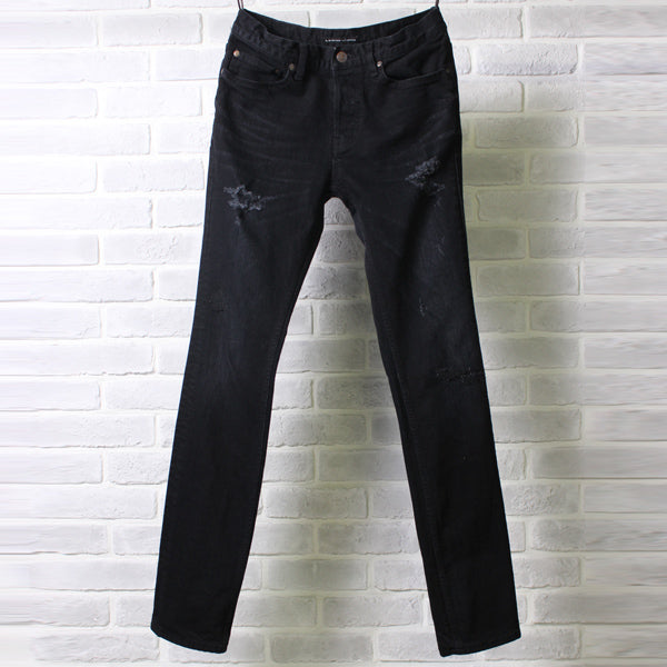 12oz SLUB STRETCH x DAMAGED加工 SUPER SLIM