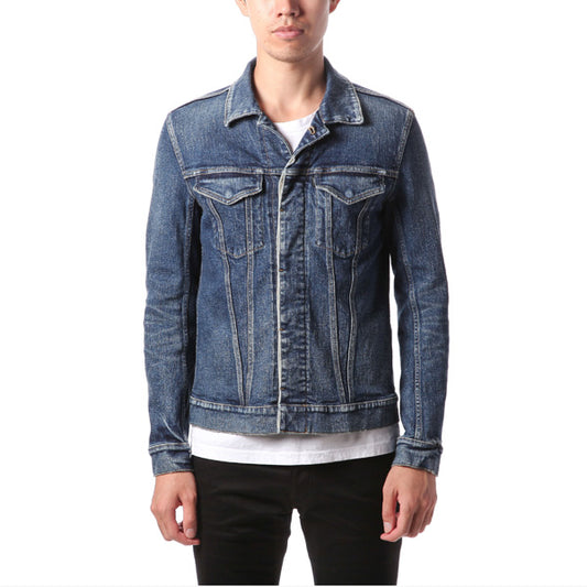  13.5ozハイパワーストレッチセルヴィッチデニム ブルゾン  