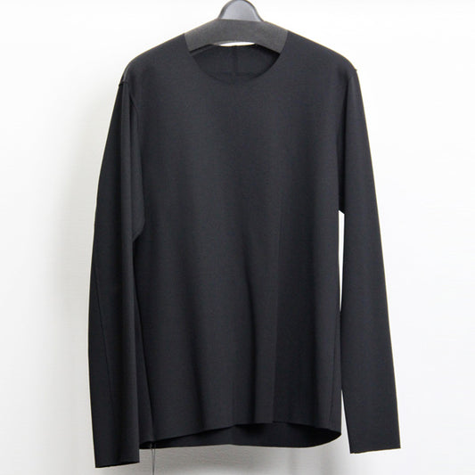  強撚SZストレッチポンチ クルーネックL/S  