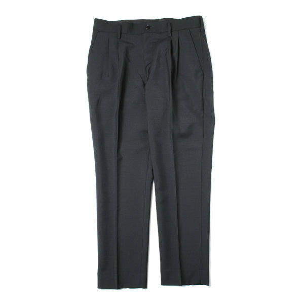 DOUBLE PLEATED TROUSERS TAPERED WOOL TOROPICAL