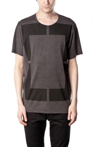  40/2CM コーティング度詰 クルーネックS/S  