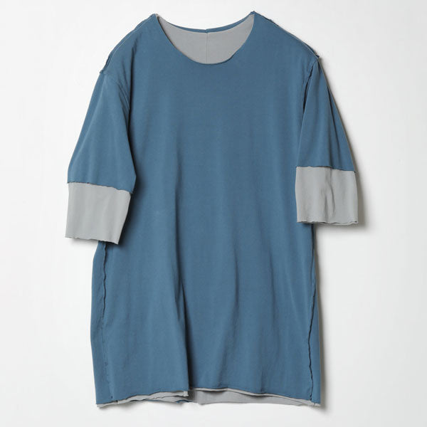 80/2 TIGHT TENSION JERSEY LAYERED T-SHIRT